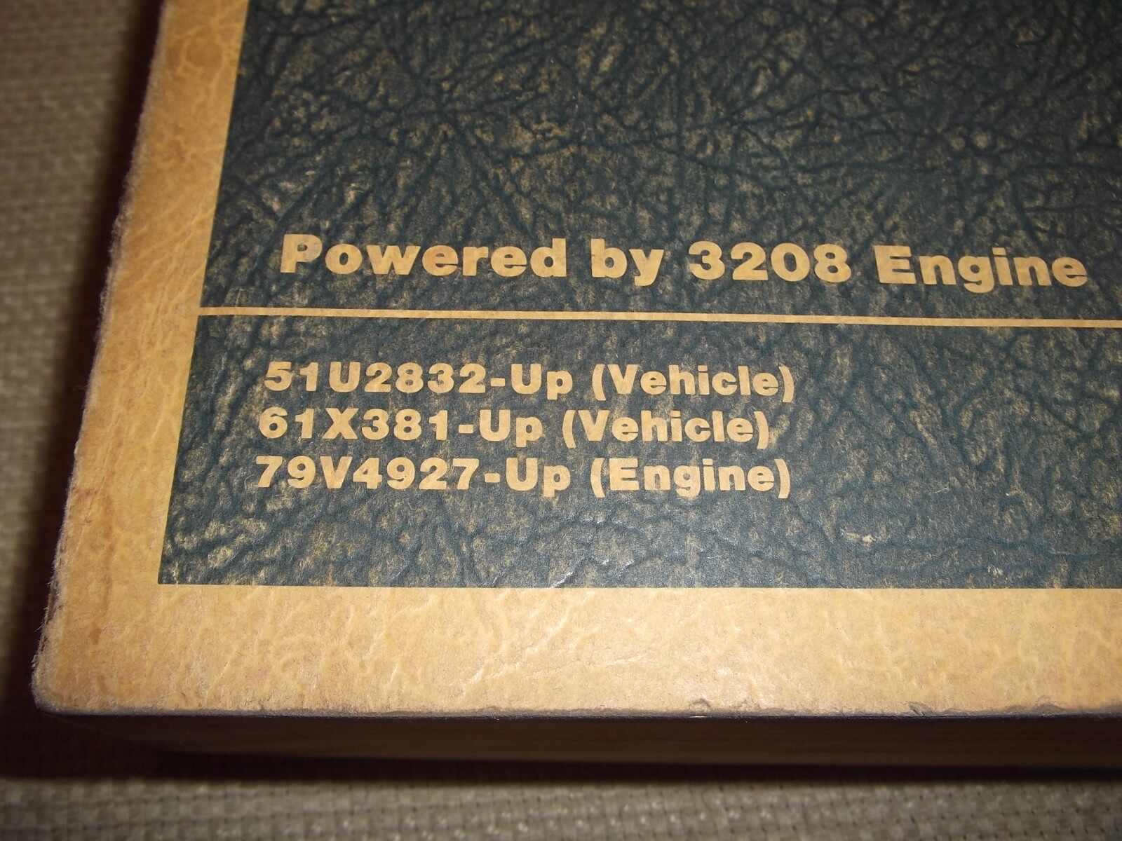 CAT CATERPILLAR 225 EXCAVATOR PARTS BOOK MANUAL S/N 51U2832-UP 61X381-UP