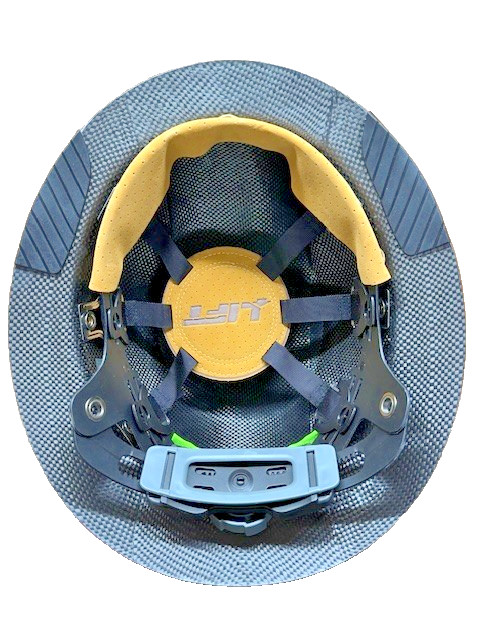 LIFT Safety HARD HAT, NEW! HDC-20CK BLACK CAMO Full Brim w/ Ratchet Suspension