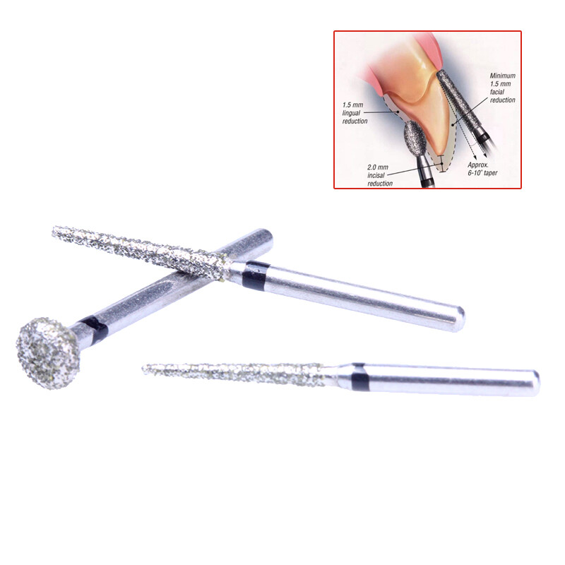 AZDENT Dental Diamond Bur Preposition Polishing Minimal invasive for High Speed