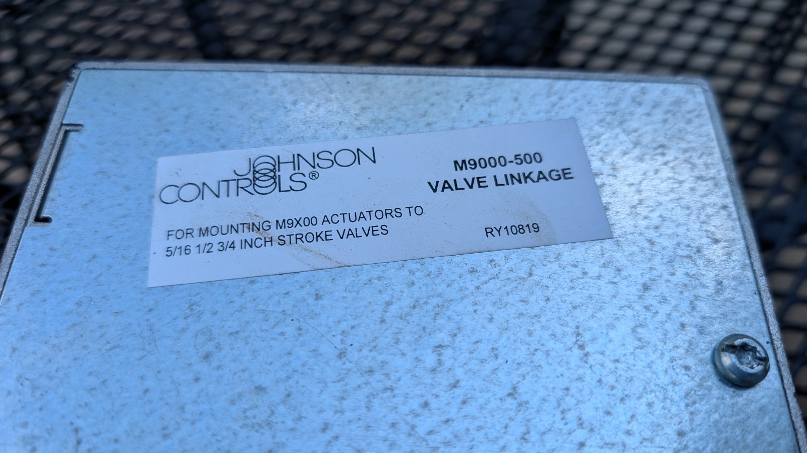 Johnson Controls M9000-500 Valve Linkage For Mounting M9X00 Actuators