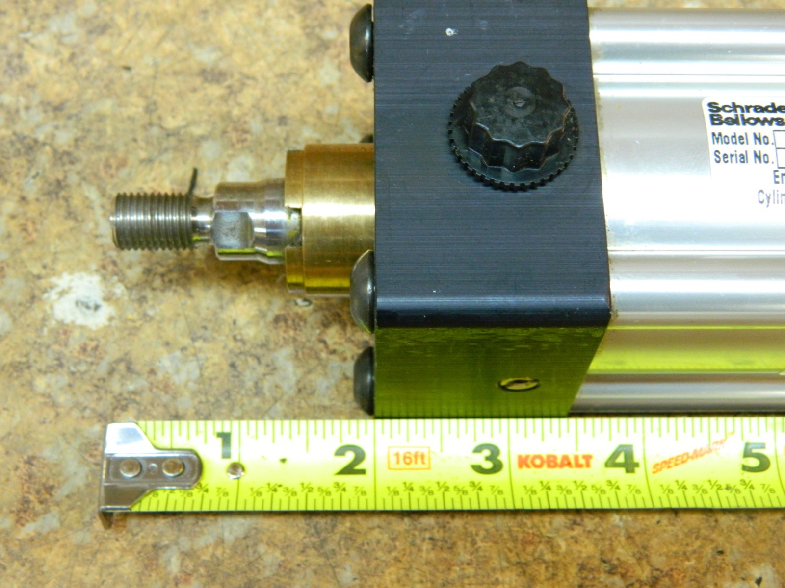 SCHRADER BELLOWS 2″ Bore X 3″ Stroke ECONO RAM II Pneumatic Cylinder