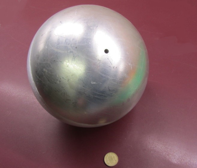 3003 Aluminum Hollow Sphere / Balls 8.00″ Diameter, 1 Pieces