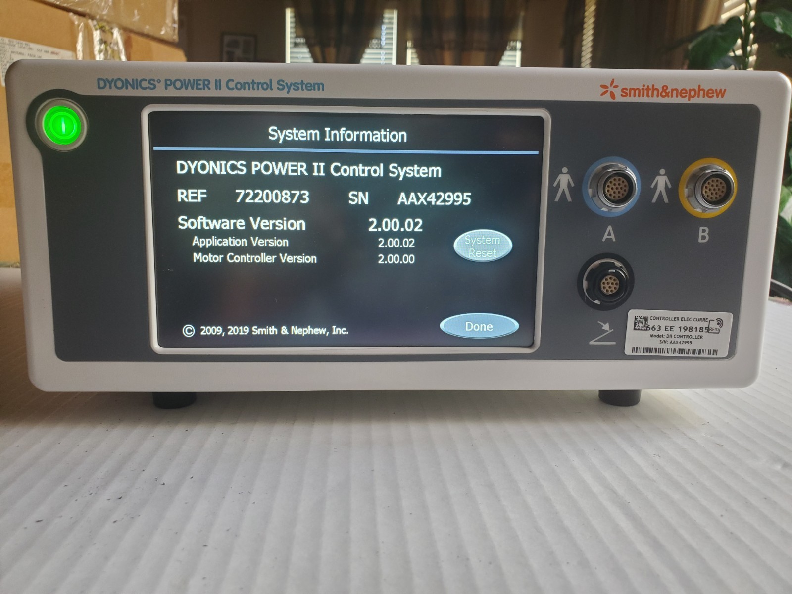 Smith & Nephew Dyonics Power II Control Unit