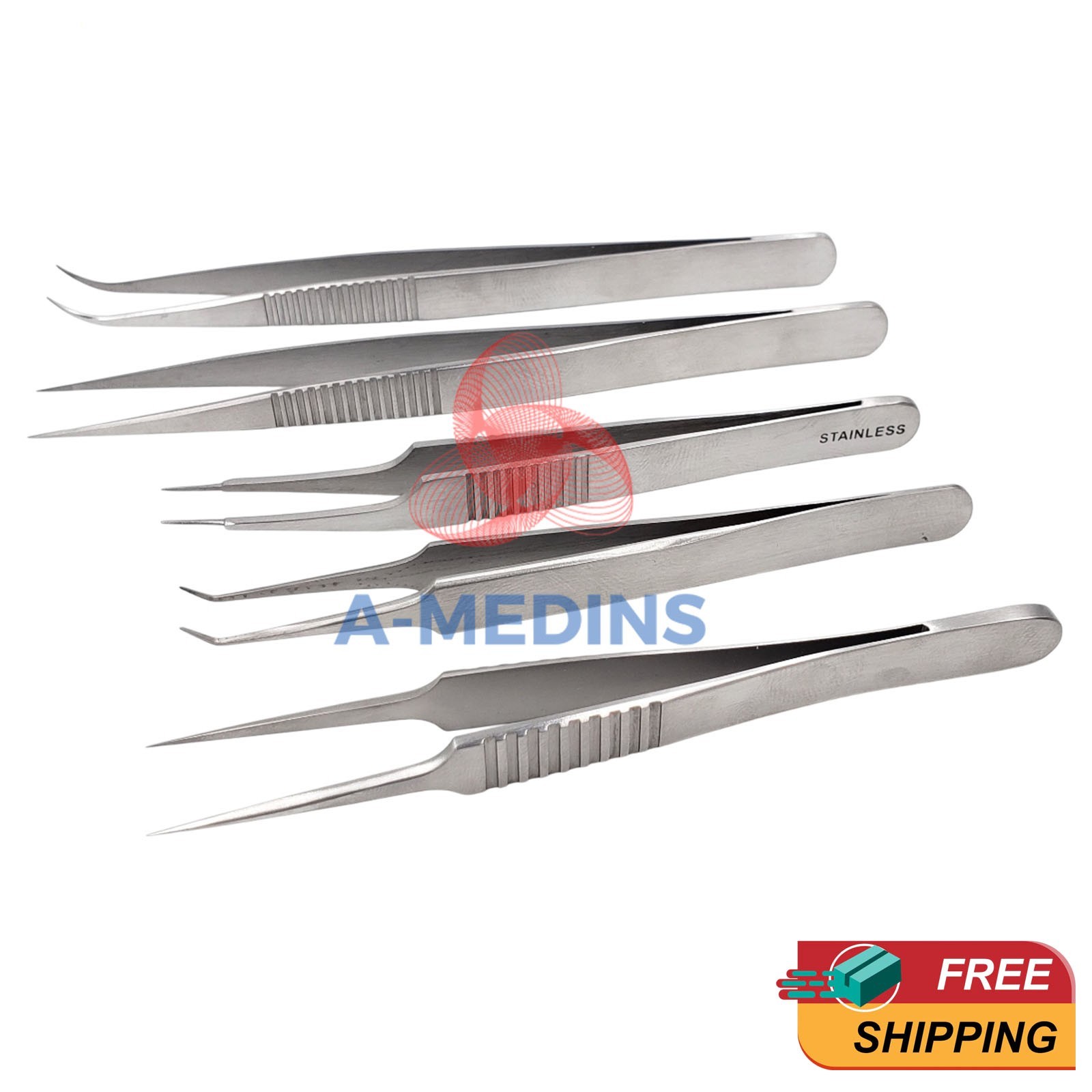 Micro Surgical Instruments Set Micro Surgery Set with free stainless steel box