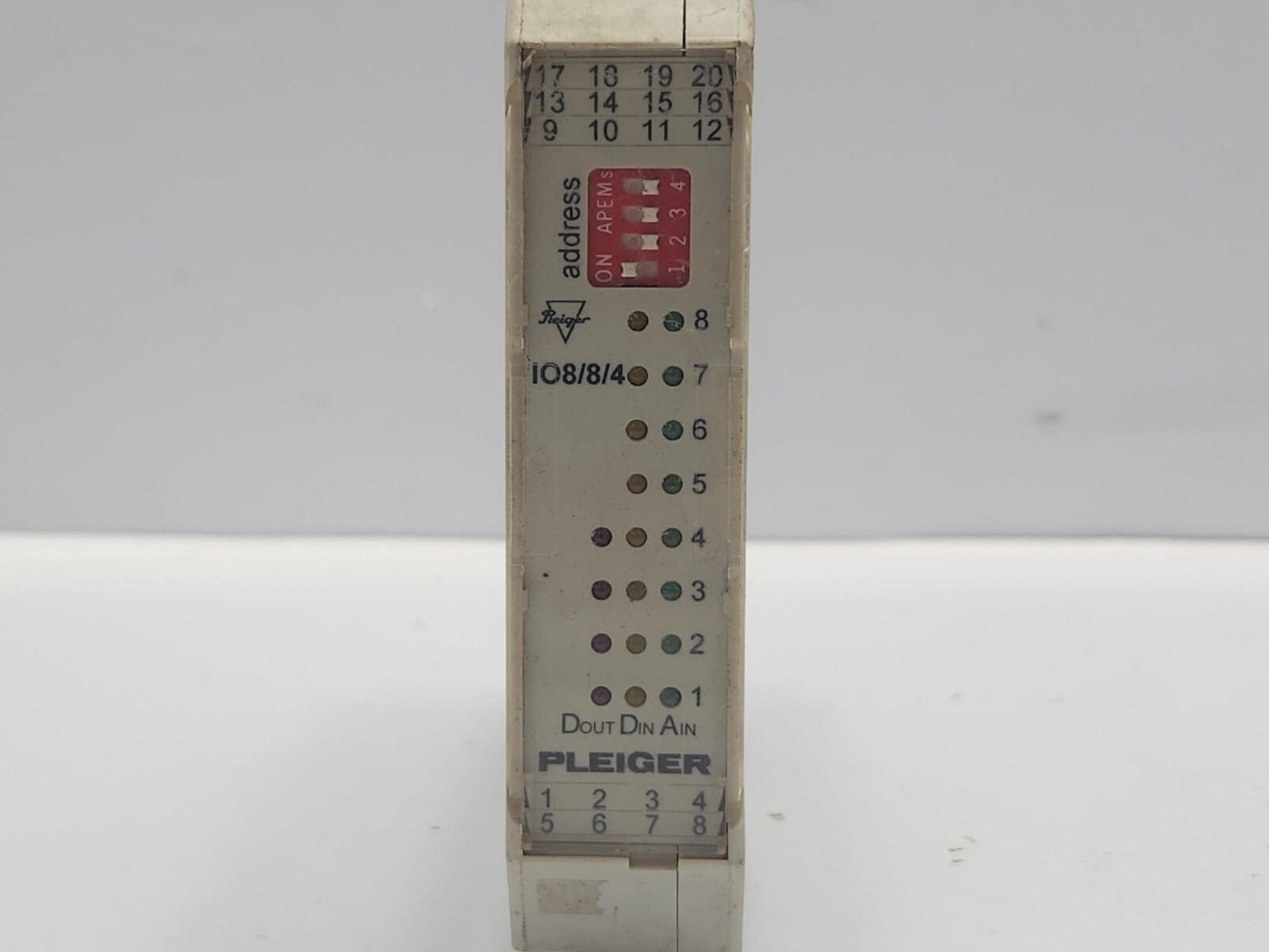 PLEIGER ELEKTRONIK IO 8/8/4 INPUT/OUTPUT MODULE 9341100300