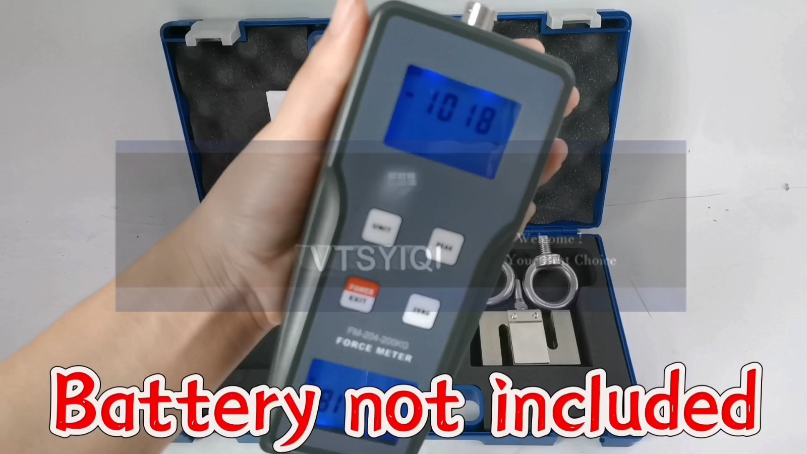 Digital Force Gauge Push Pull Force Meter With External Sensor ±200kgf ±1960N