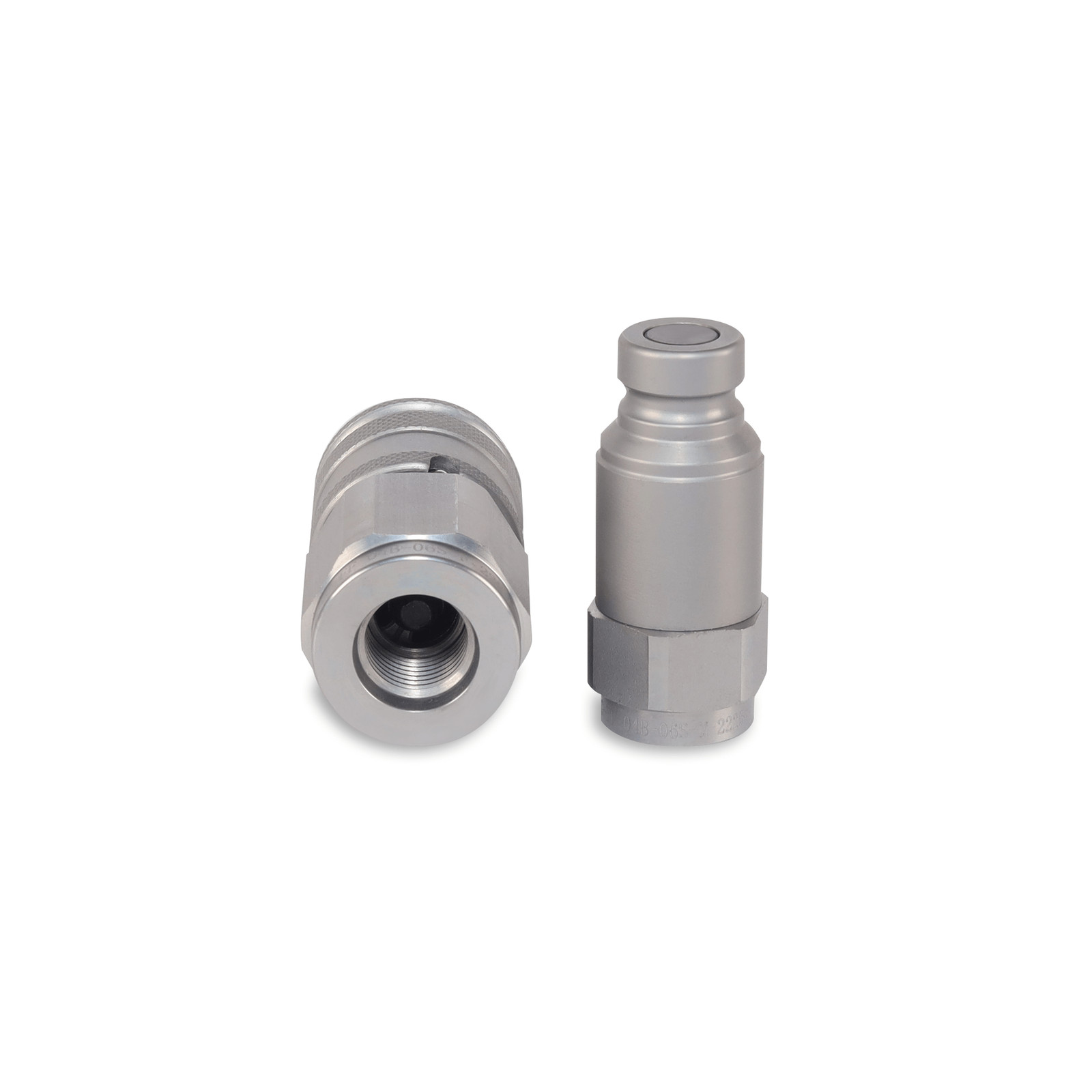 1/4″ Flat Face Hydraulic Quick Couplers Set – 3/8″ SAE Thread