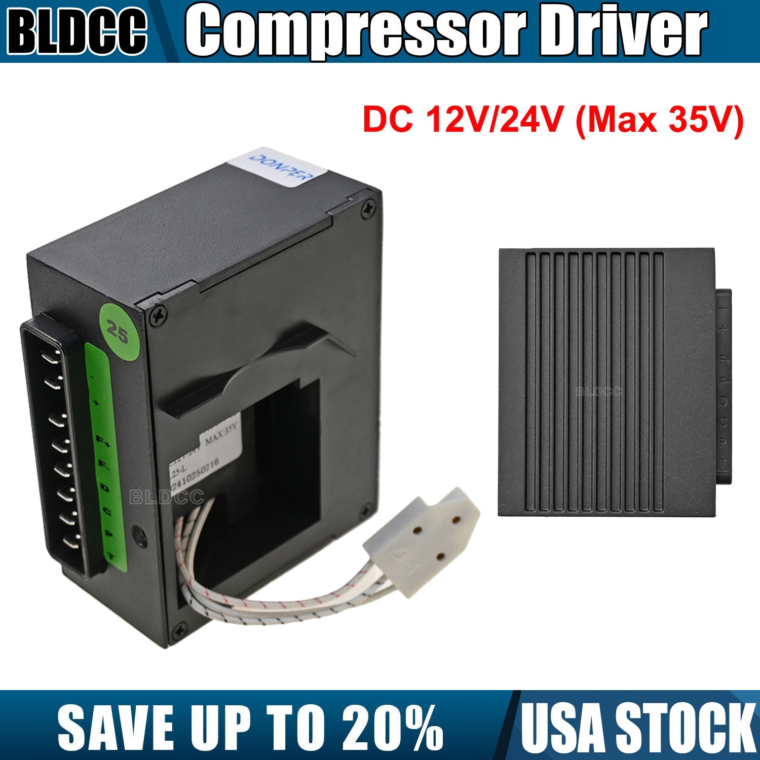 DZL25 DC 12/24V Vehicle Refrigerator Inverter Compressor Drive Controller Module