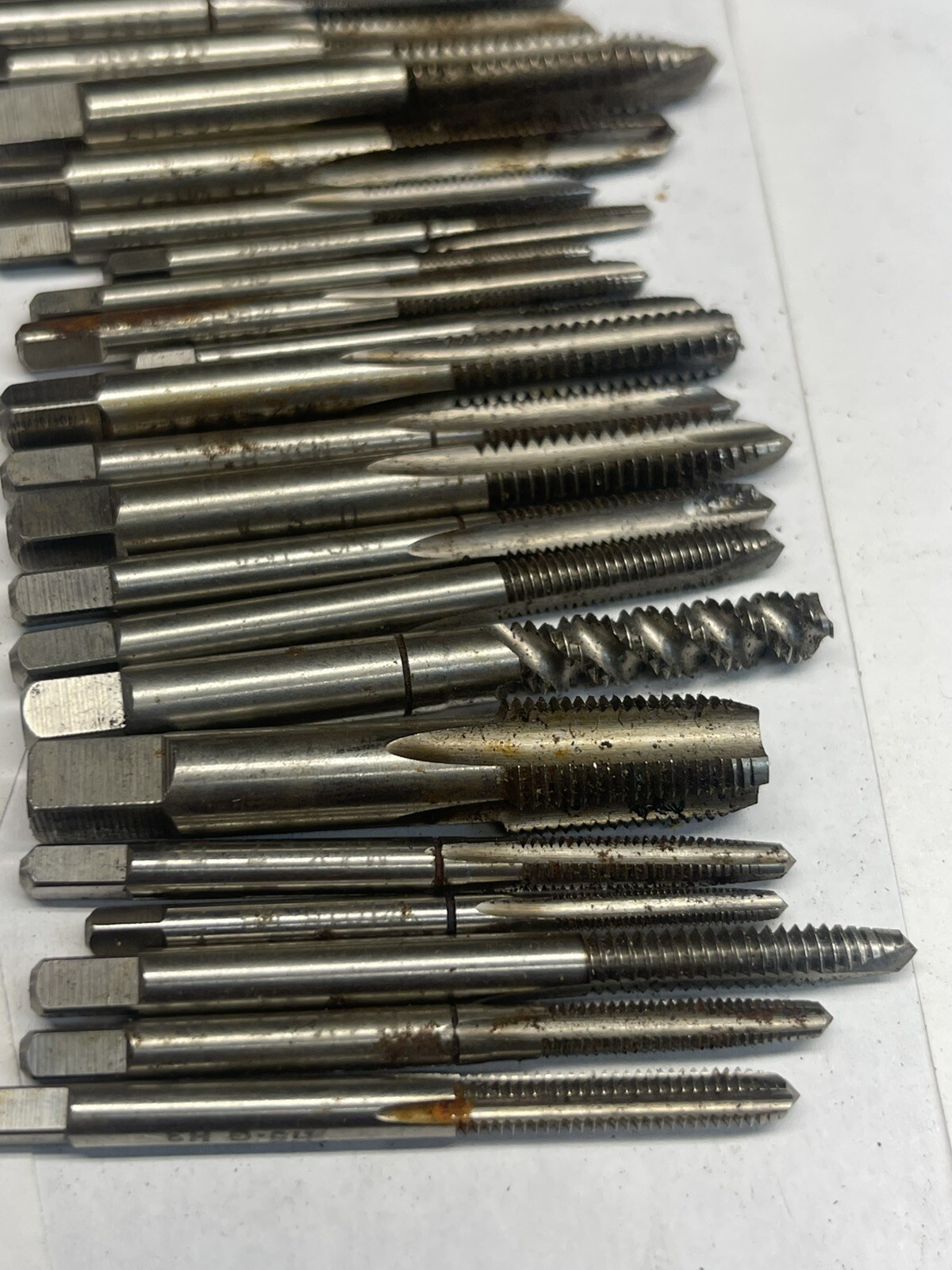 51 PCS H.w Co Tap Bit Flute Tapping Bits Press HS lot Tappers Tap As Listed