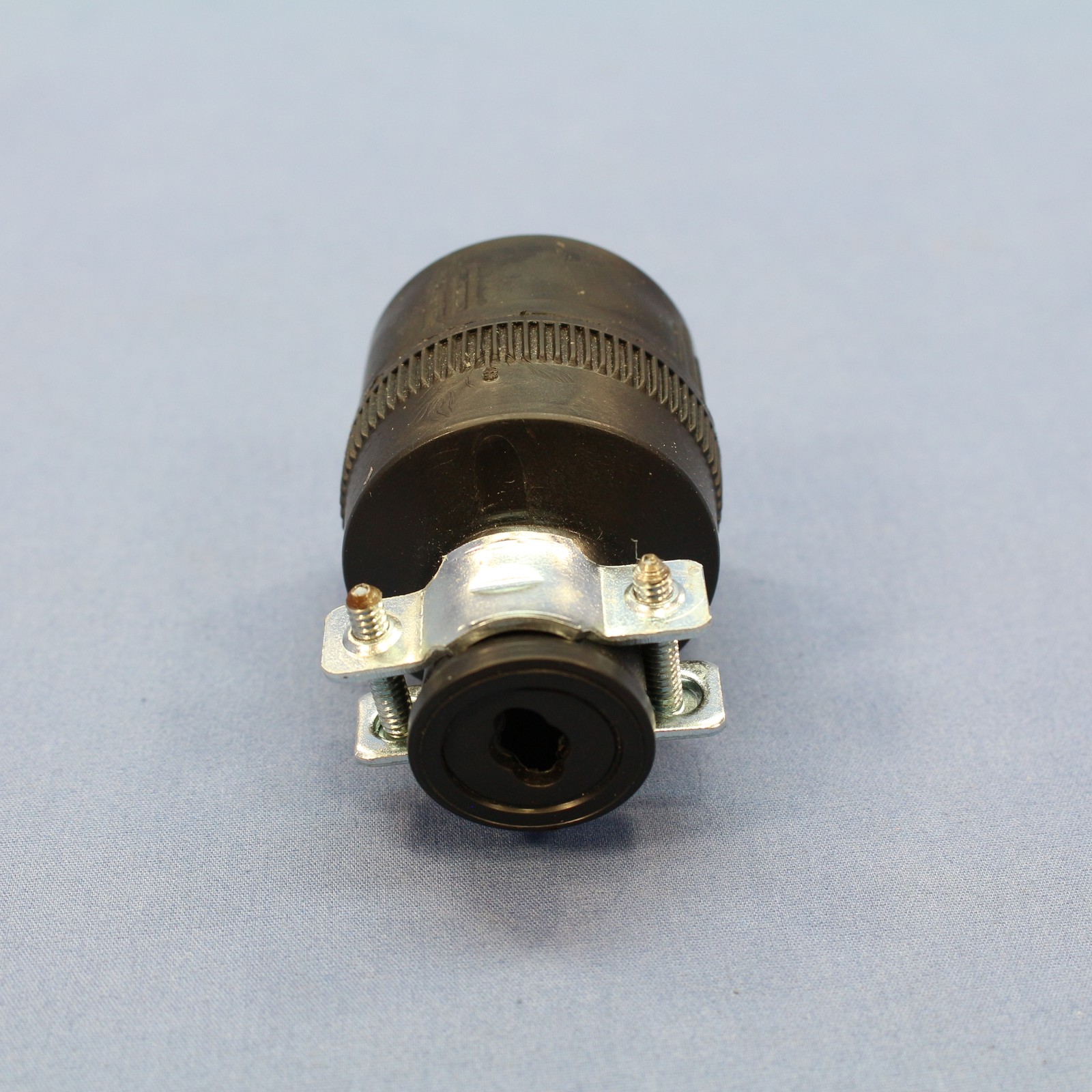 Cooper 224 Black Straight Blade 15A 125V 1-15R Plug Connectors Rubber 10-Pack