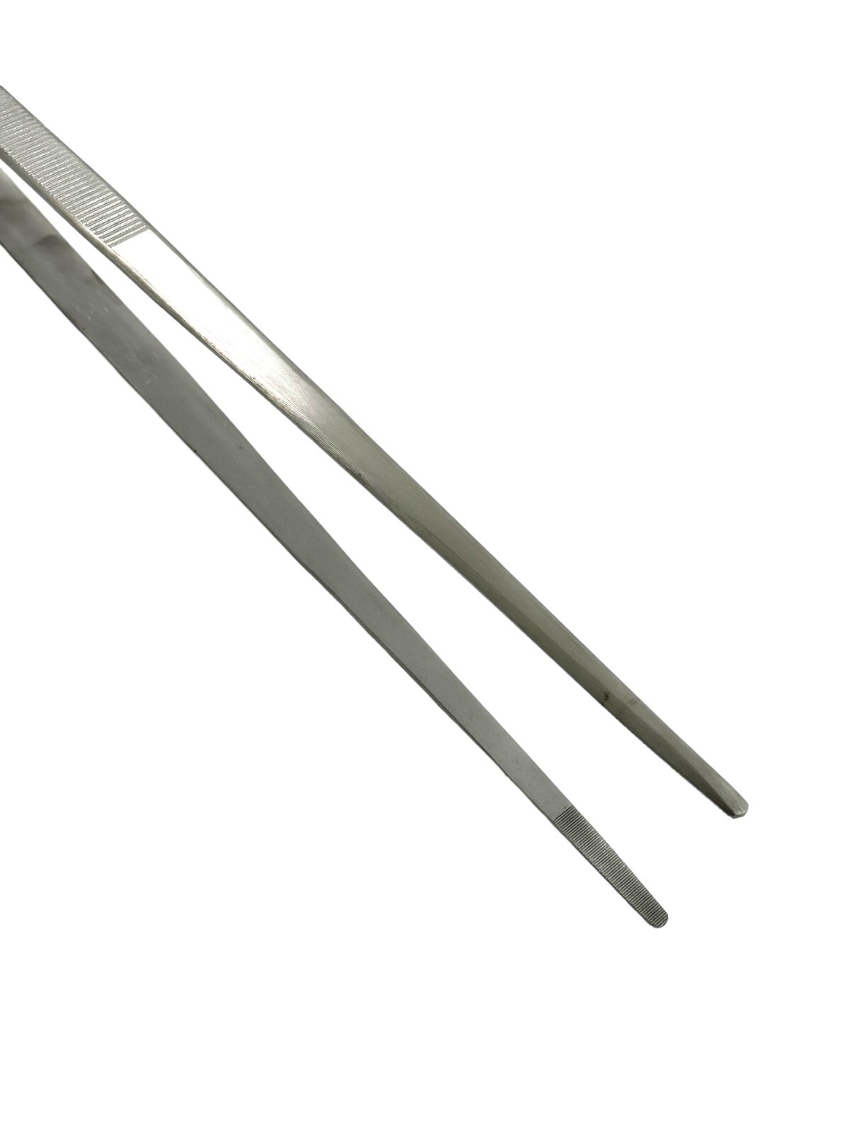 24″ Thumb Dressing Forceps, Serrated, Long Jumbo Tweezers for Aquascaping