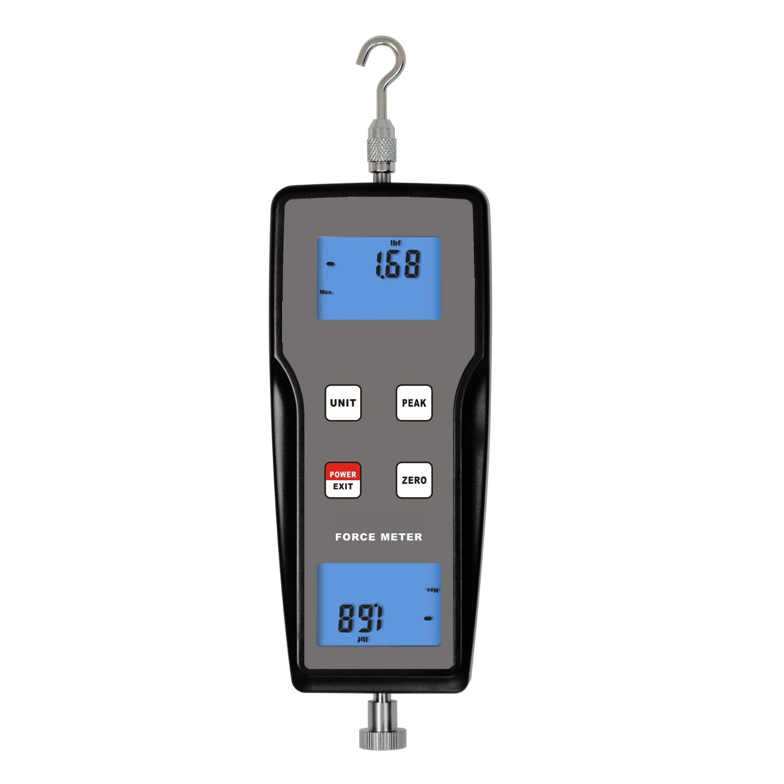 Digital Force Gauge Push Pull Gauge Force Range ±490N Accuracy ±0.5% FS ±1 Digit