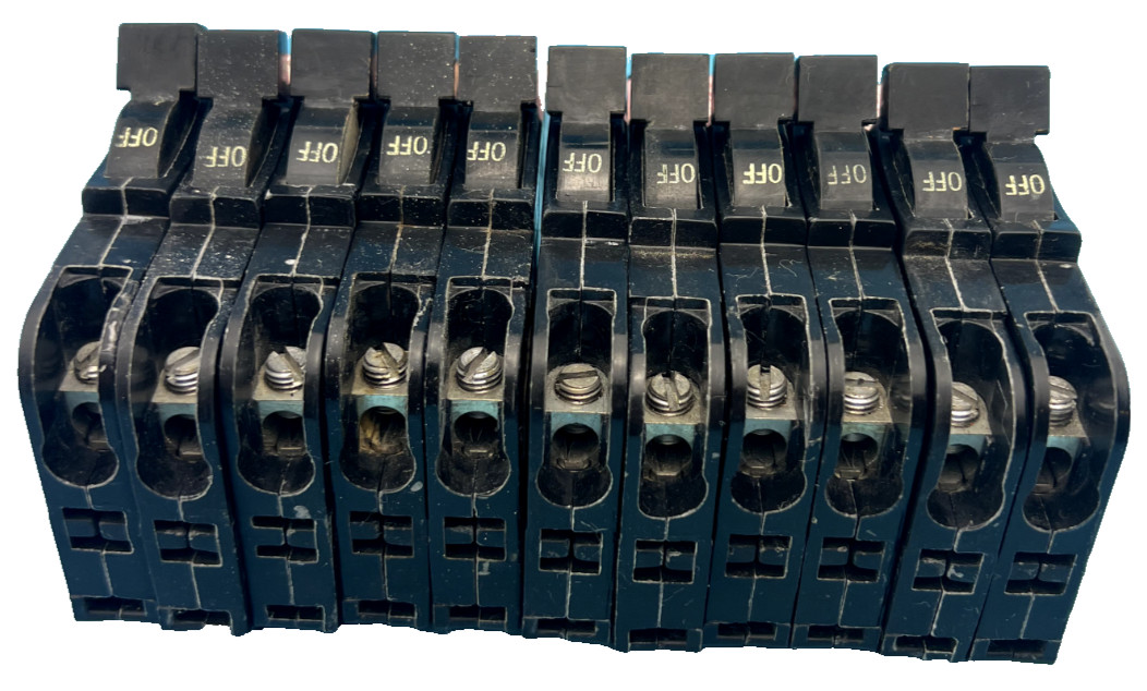Zinsco 20 Amp 1 Pole Type Q Circuit Breaker GTE Sylvania 120VAC 20A 1P Magnetrip
