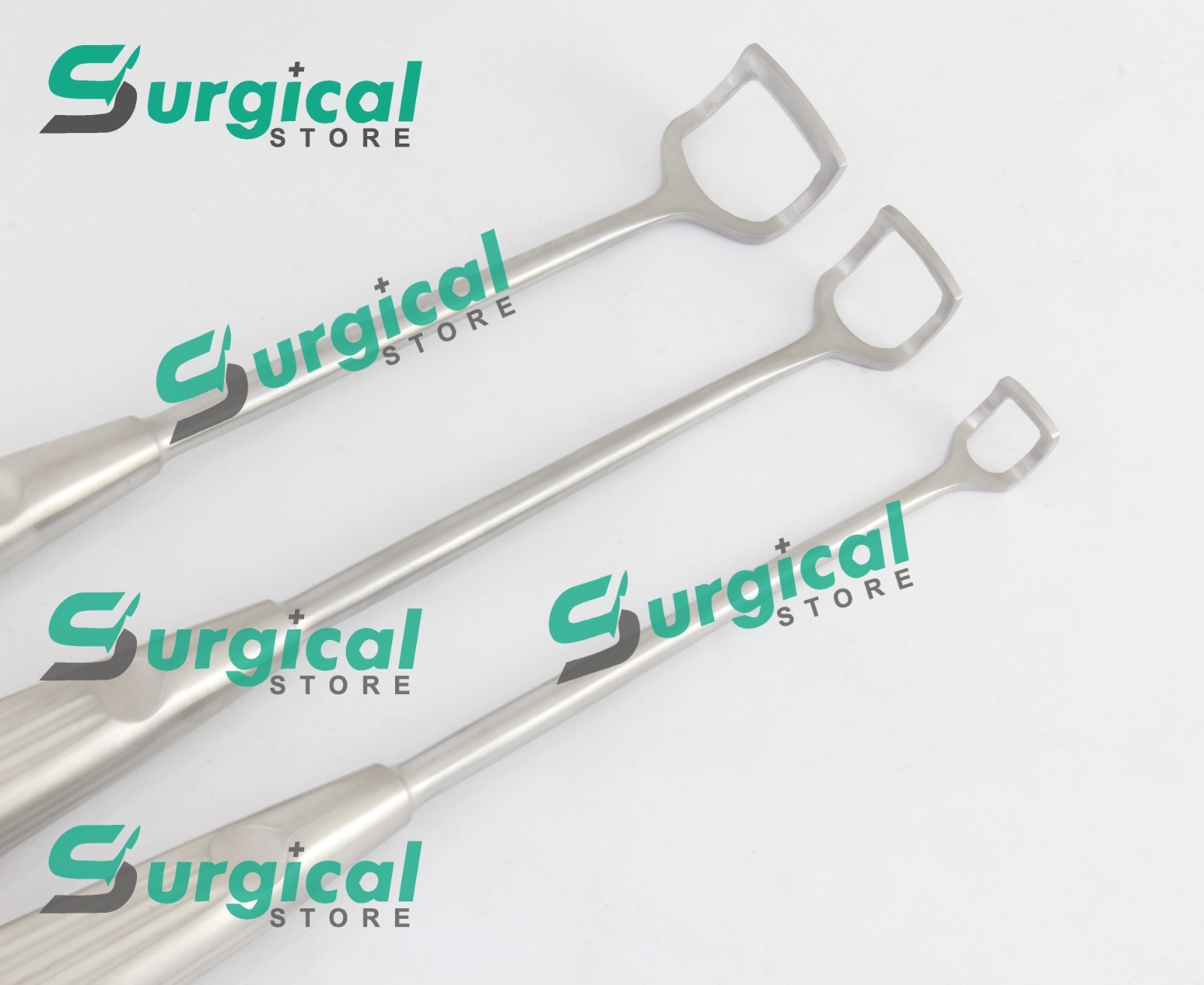 Adenoid Curette Reversed Angled Tip Size # 0 # 1 # 2 3 PCs Set By Surgical Store