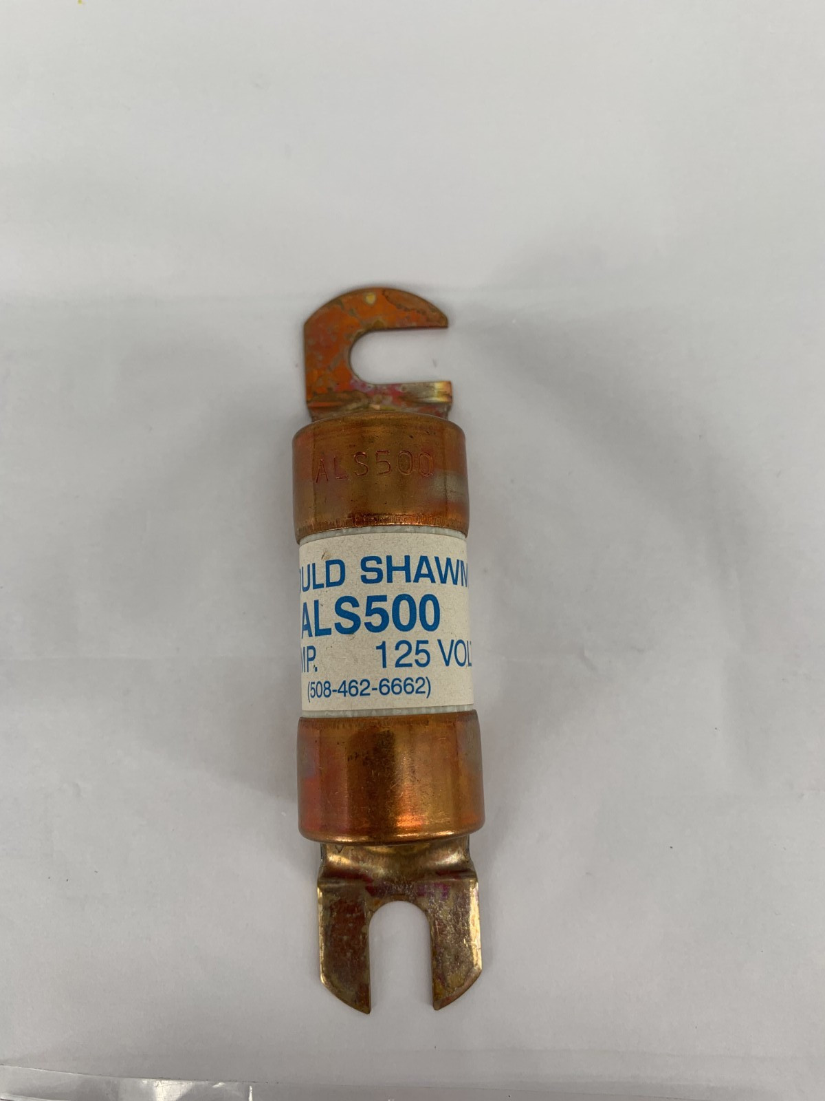 Mersen Ferraz Shawmut ALS500 500A 125V Ceramic Forklift Truck Fuse