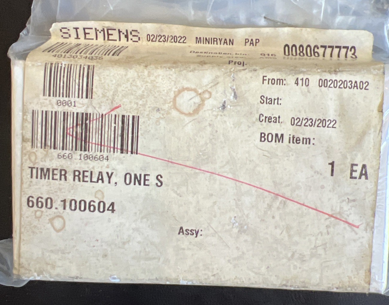 Square D 9050JCK41V20 Timing Relay Series H 120V NIB