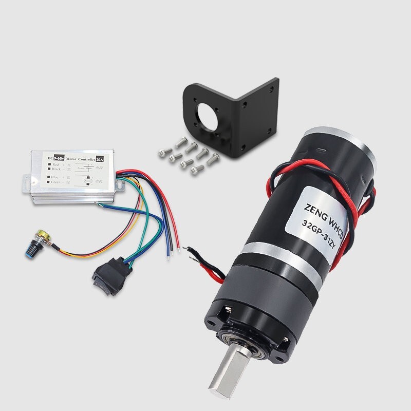 GA32Y-31ZY Planetary Reduction Motor DC 12V 24V High Torque With Speed Regulator