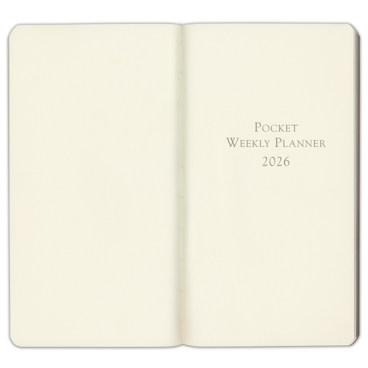 Leather Pocket Weekly Monthly Planner 2027, Regular & Wide – Gallery Leather