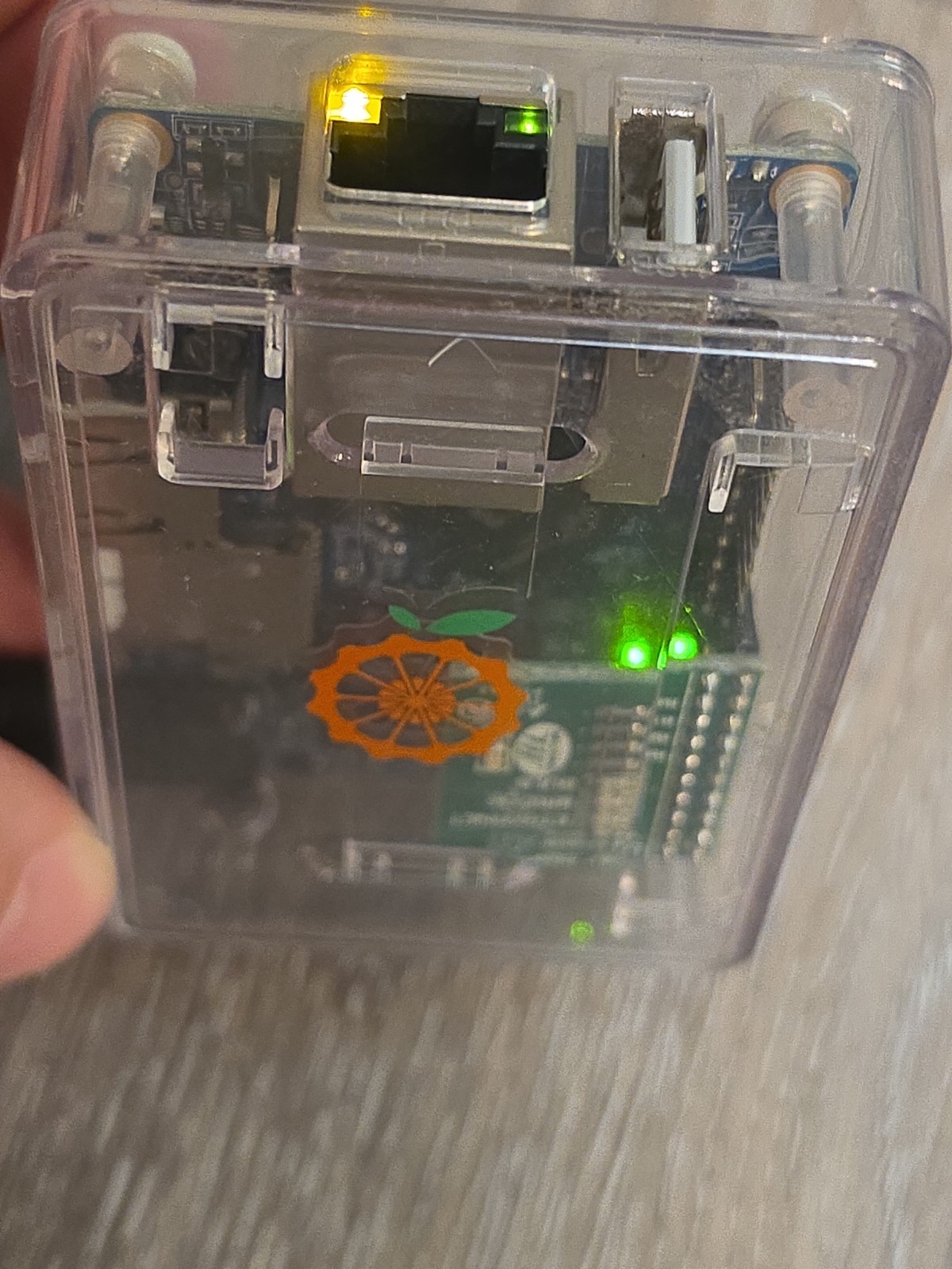 Orange Pi Single Board Computer Clear Case Micro SD Ethernet Card Lot
