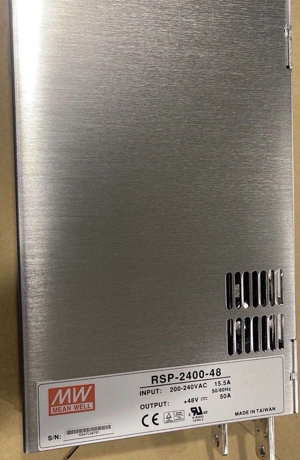 Mean Well RSP-2400-48 50A 48Vdc PSU BRAND NEW