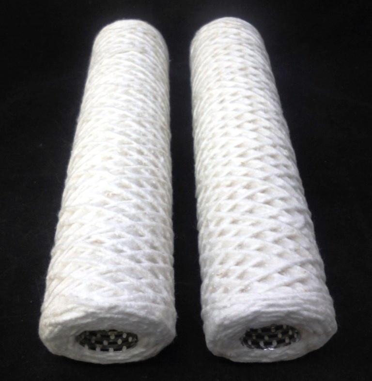 UNKNOWN BRAND FILTER CARTRIDGE 10R10, LOT OF 2, ID 1″, OD 2 1/2″, L 10″