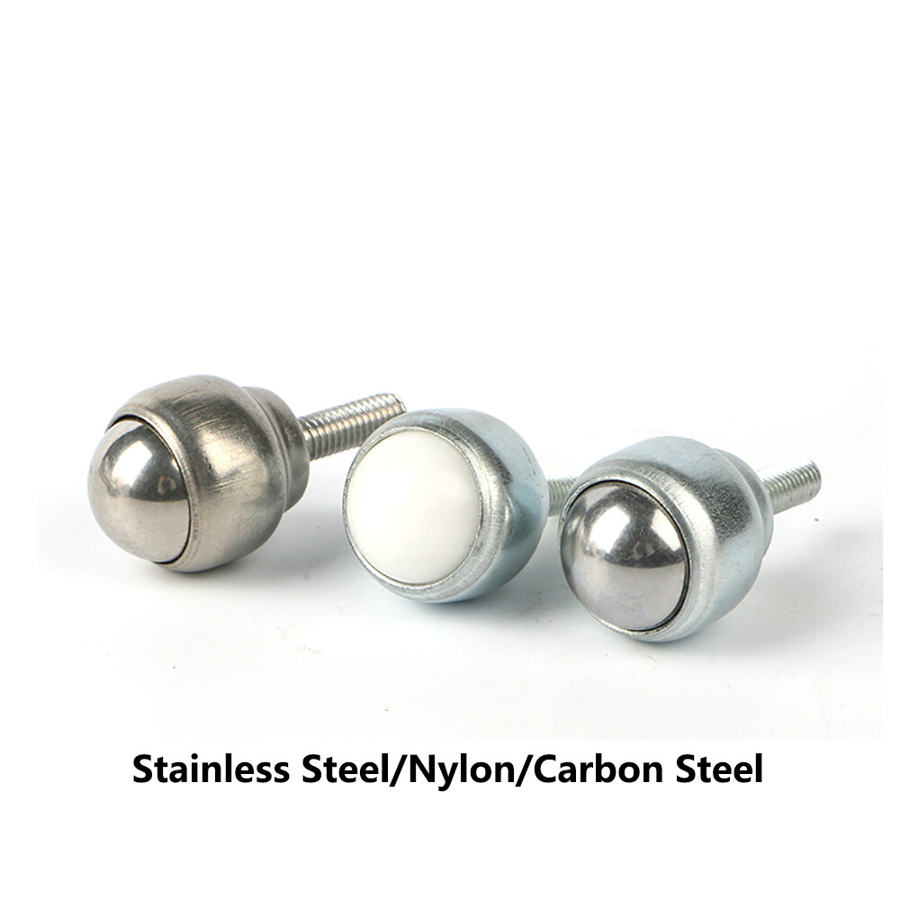 Ball Transfer Bearing Unit Casters Conveyor Roller M5 M6 M8 M10 Male Thread Bolt