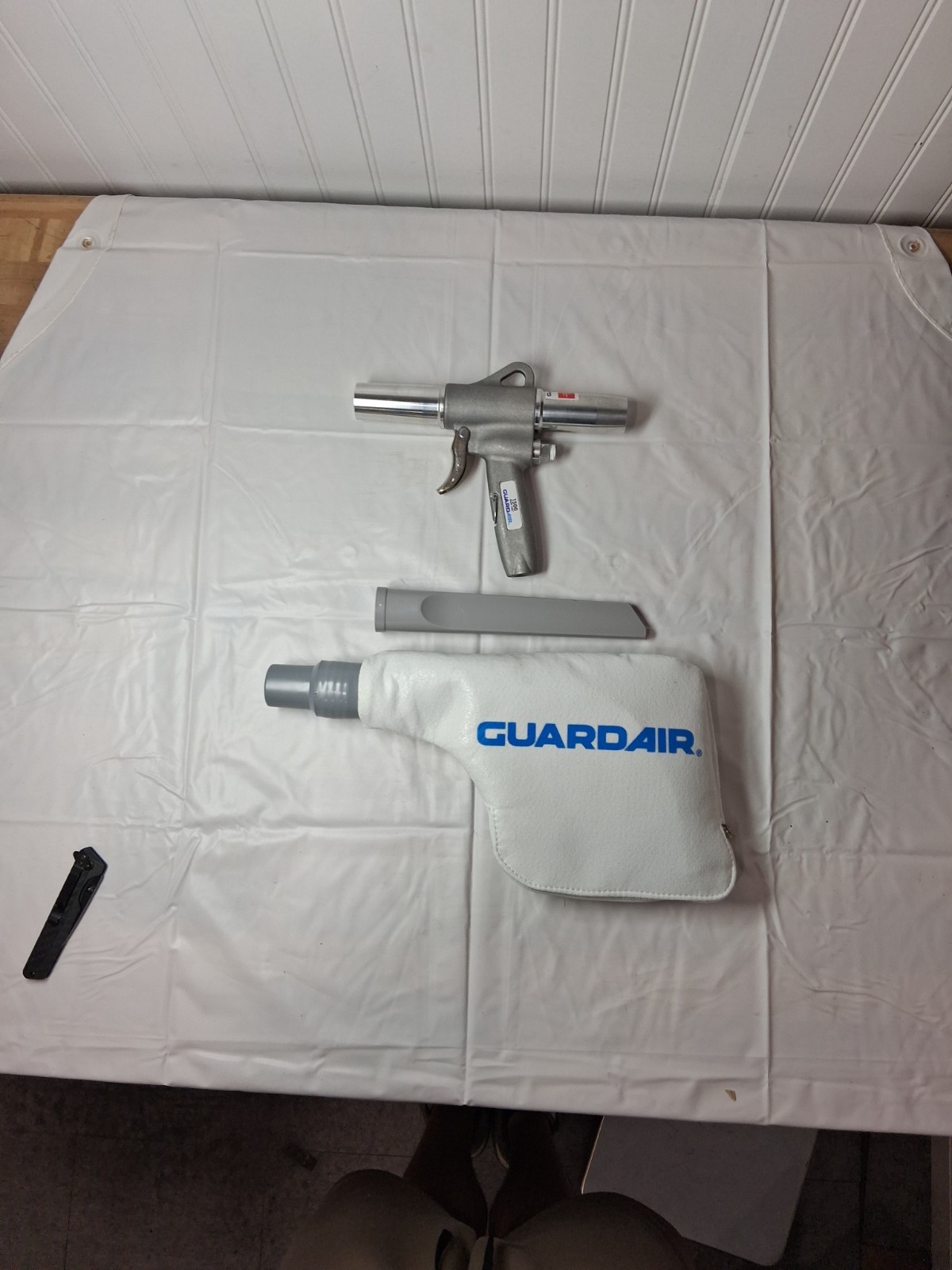 Guardair 1500 Gun Vac Air Powered Vacuum Blow Gun Crevice Tool 1500