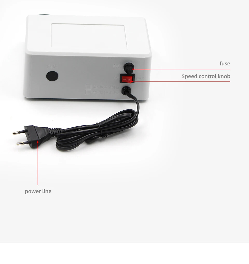 50000RPM Pedal Control Speed Brushless Micromotor Dental Lab Micro Motor