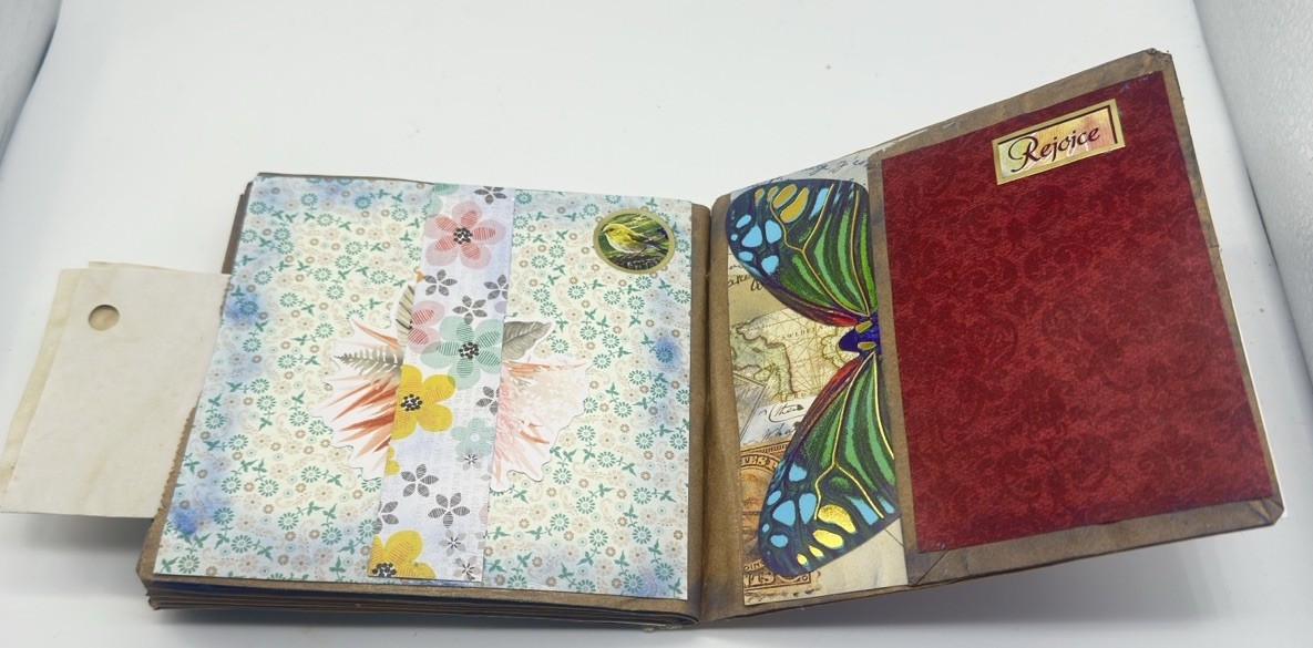 Junk Journal Delight Themed Medium Is Brown Paper Bags And Coffee Dyed Paper