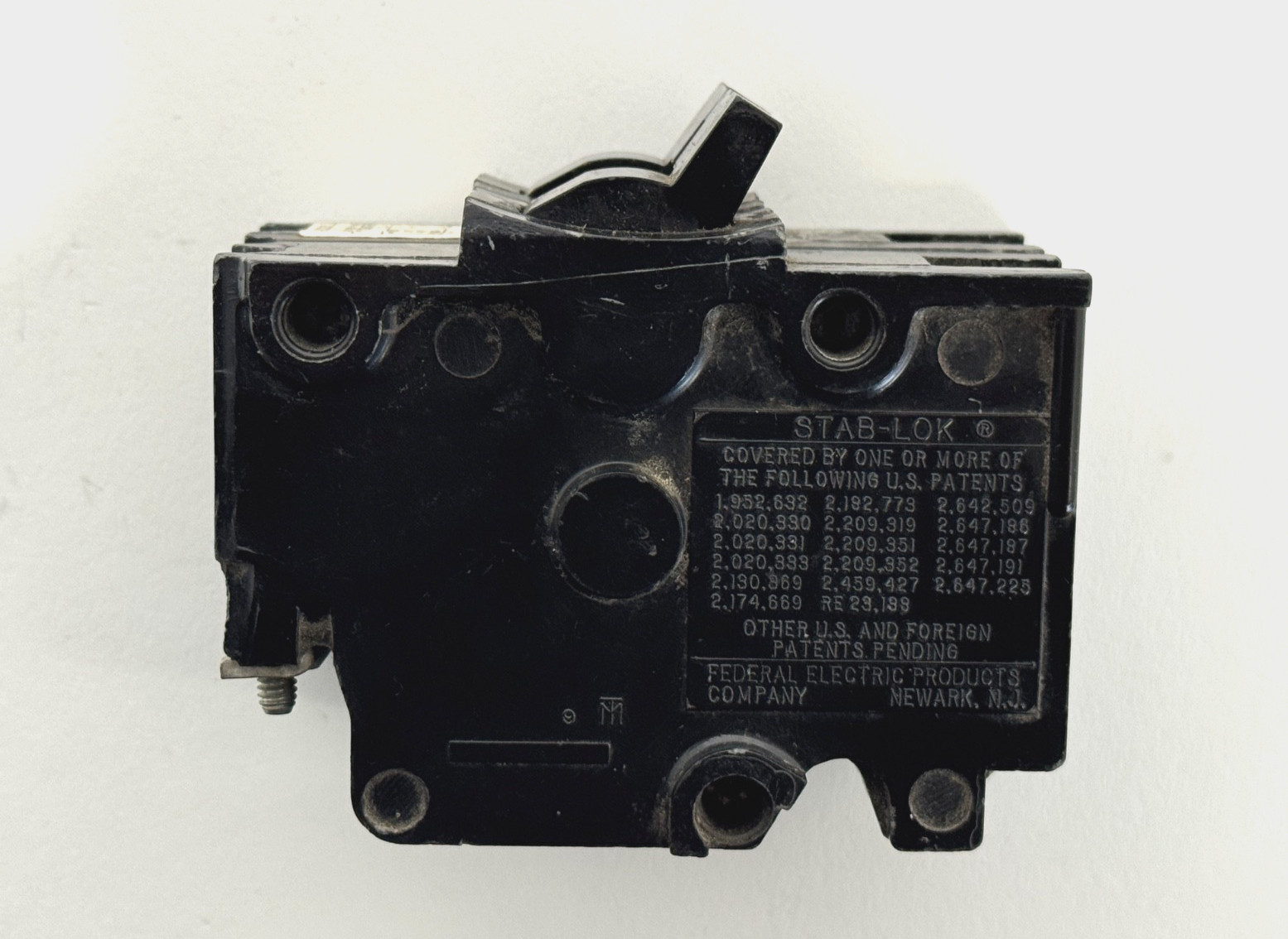 Federal Pacific NB270 2 Pole 70A Bolt-on 10kA@240V Stab-Lok Circuit Breaker