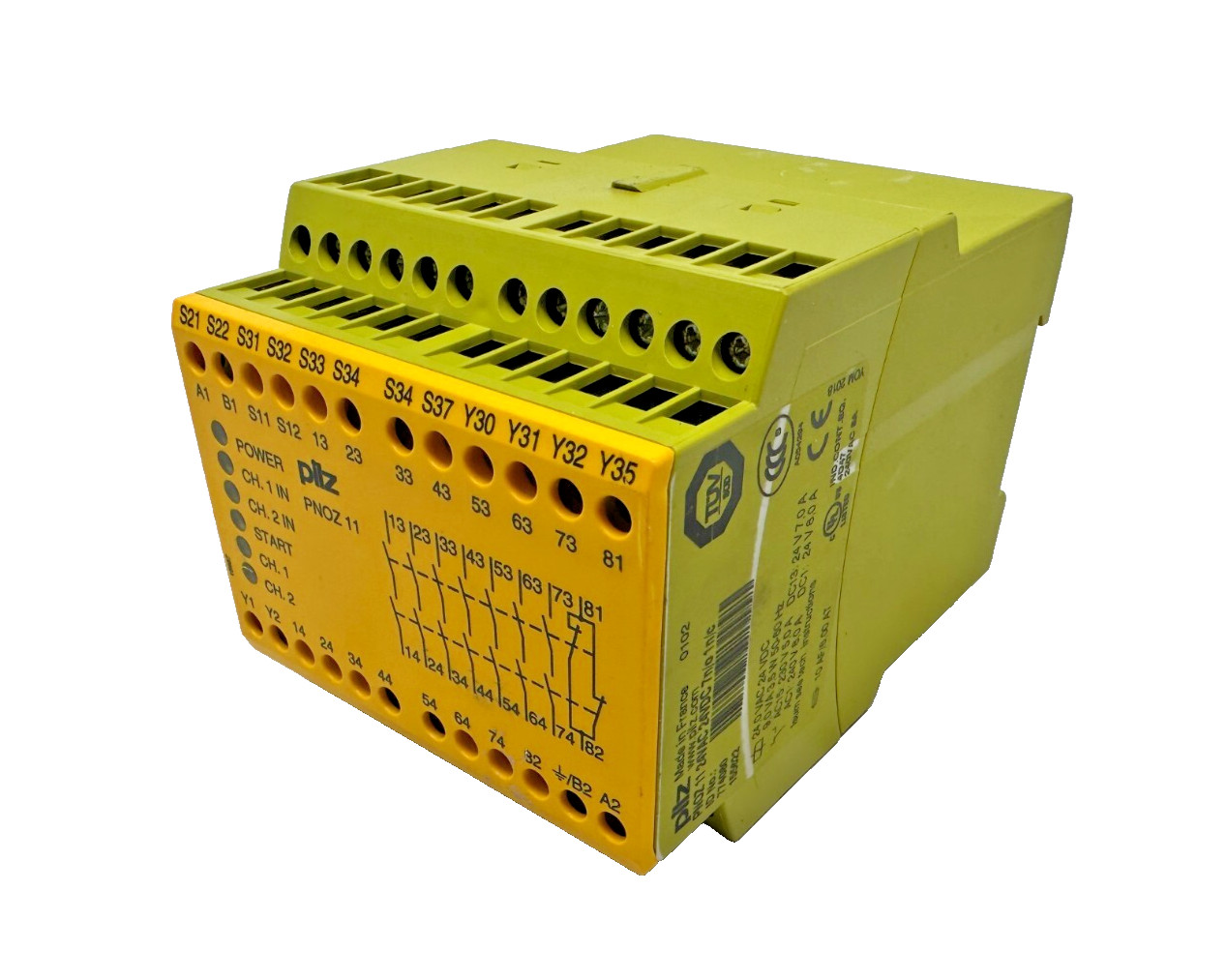 Pilz PNOZ 11 24VAC 24VDC 7n/o 1n/c Safety Relay 774080