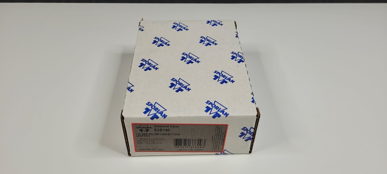 Sporlan E3S140 Solenoid valve 1/2 » ODF (less coil) 4198-00 NEW IN BOX
