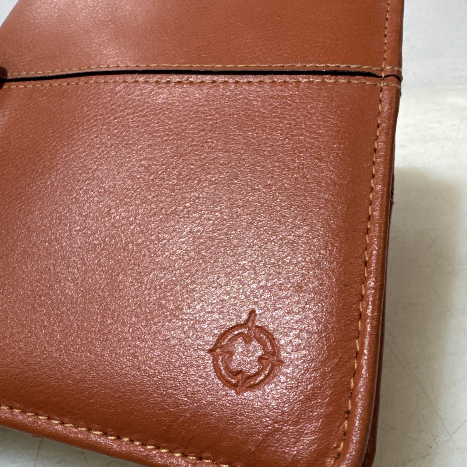 Franklin Covey Compact Leather Personal Planner , Tan 6 ring …. Vintage