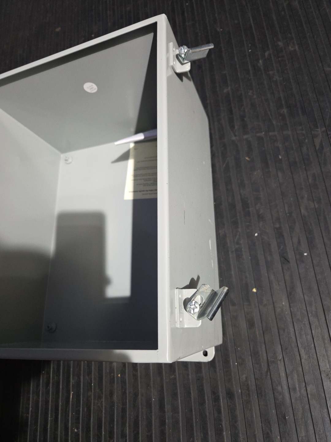 Hoffman Nvent A14128CH Enclosure Junction box 14x12x8″ Gray CSA TYPE USED
