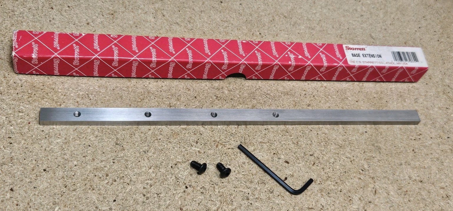 Starrett No. PT22288 12″ extension for a 450 series dial depth gage – U.S.A.