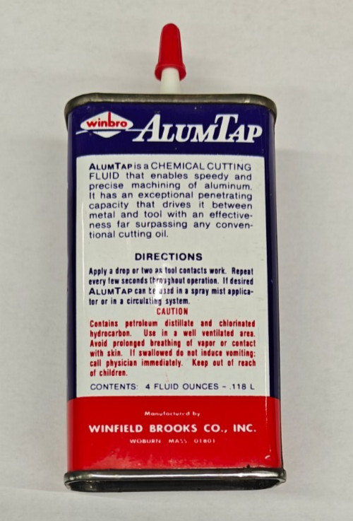 Winbro AlumTap Cutting Fluid for Aluminum 4 Fluid Ounces