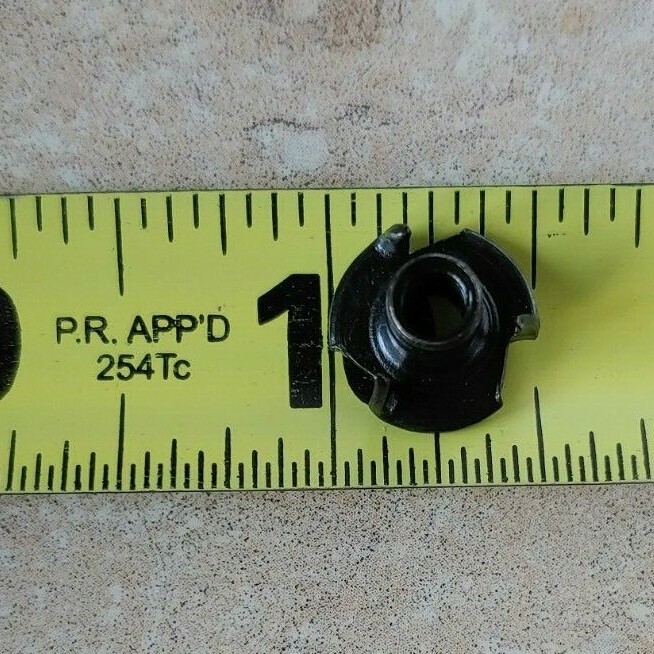 Six Black 3 Prong Nuts – Fits Safariland QLS, MLS, ELS, UFA Holster Accessories