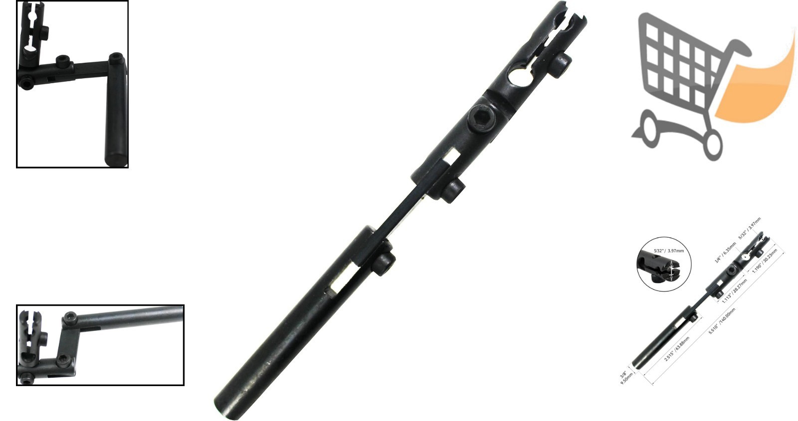 Dial Indicator Holder Adjustable Arm 3 Pivot Joints for and Measurement