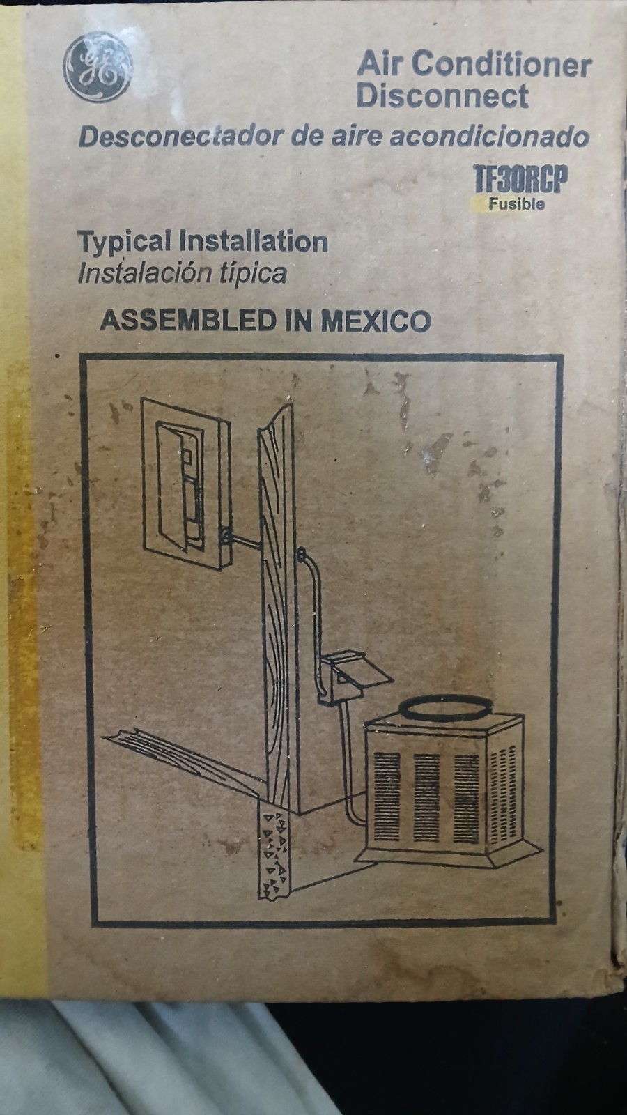 GE AC Disconnect Outdoor Switch 30A 120/240V TF30RCP