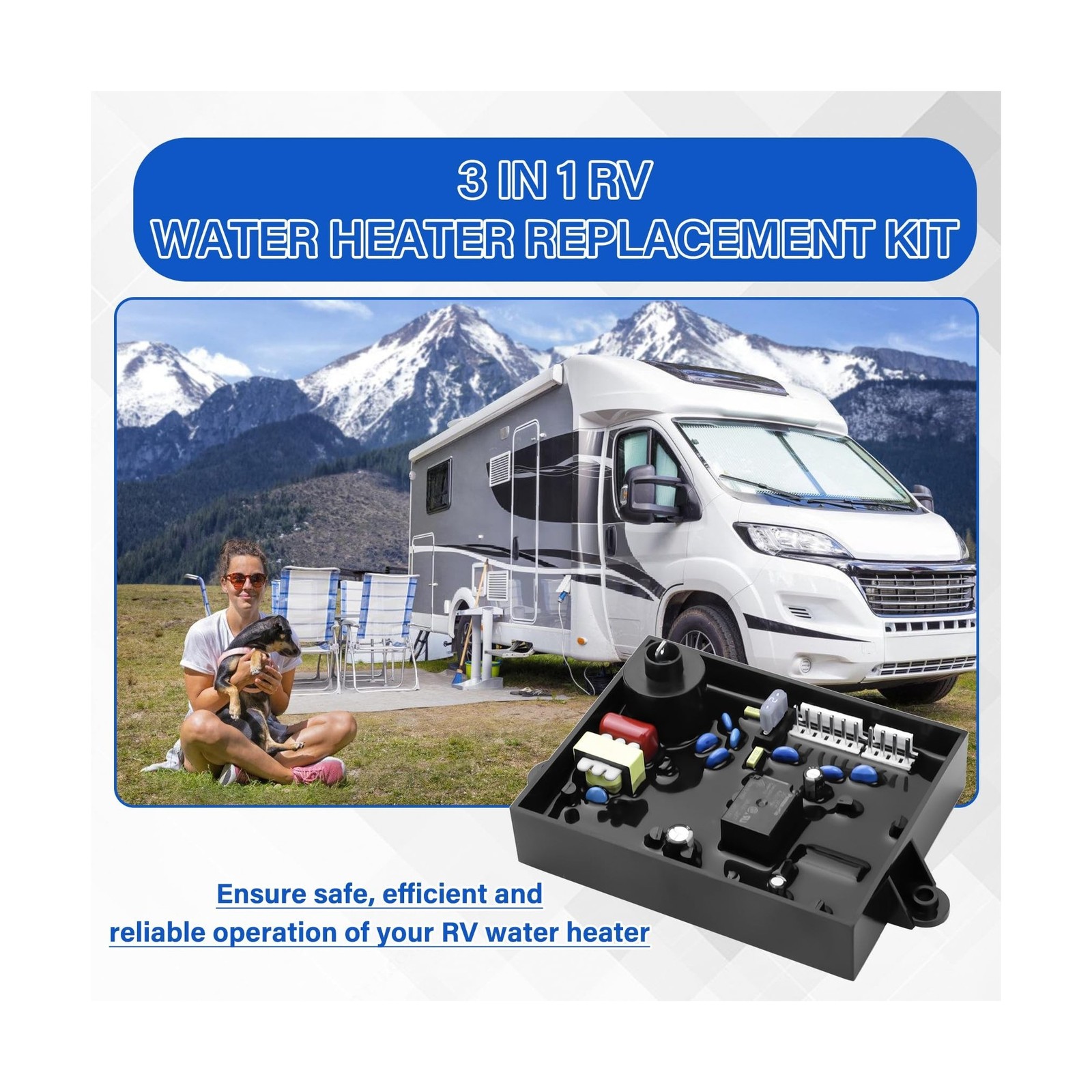 3 in 1 RV Water Heater Replacement Parts Kit Compatible with Atwood Dometic, …