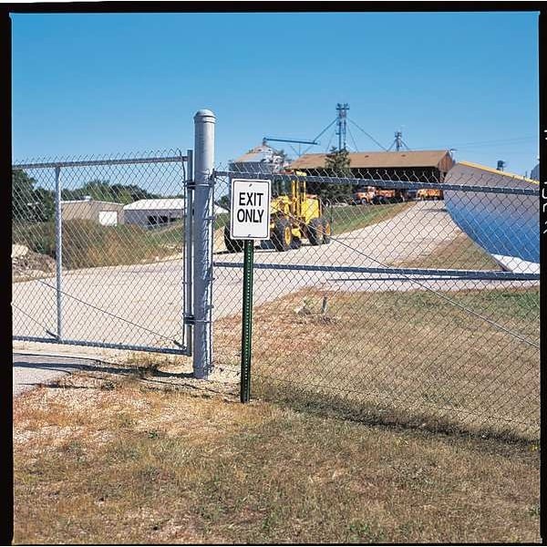 Tapco 054-00010 Sign Post,Green,Steel,7 Ft L