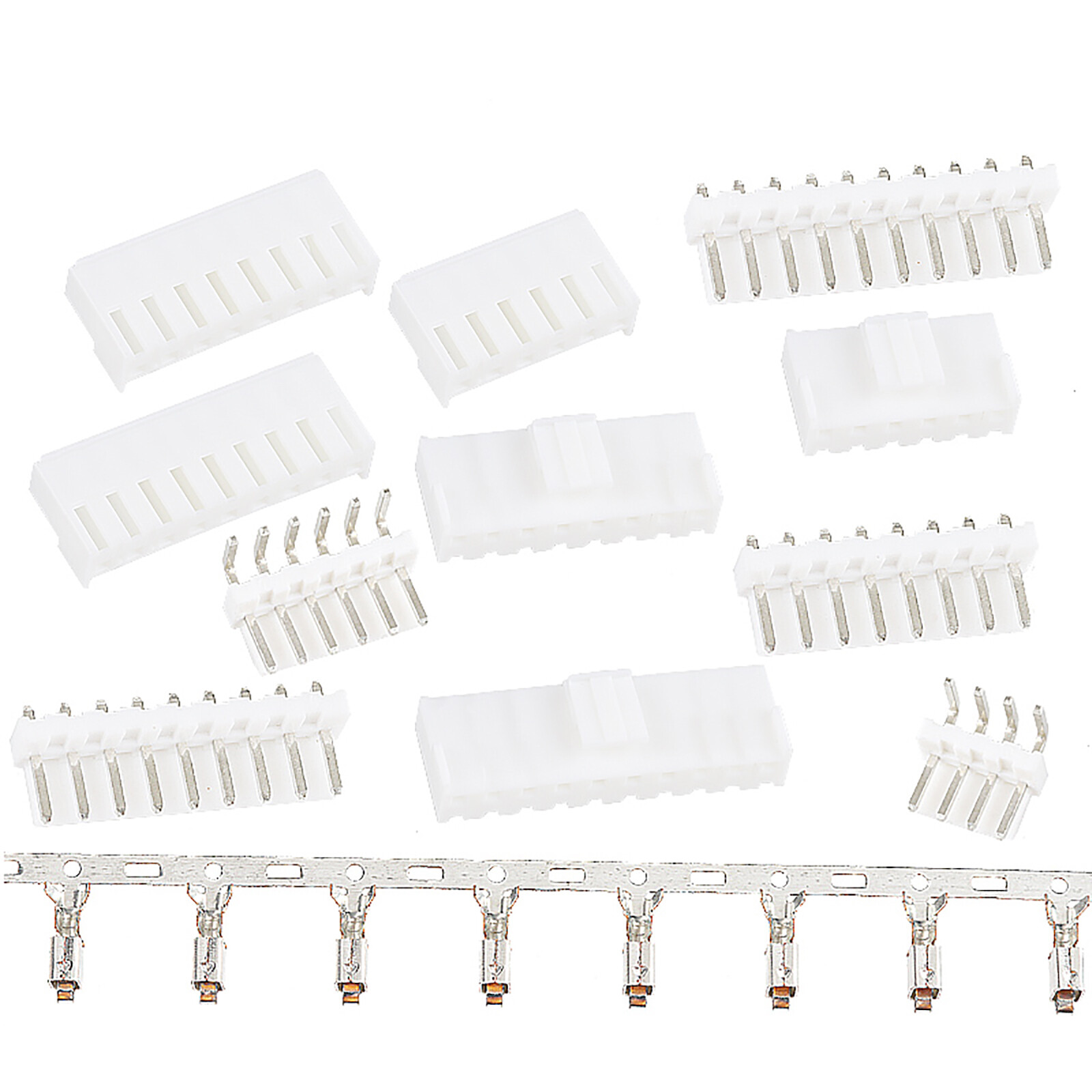 VH 3.96mm Plug + Socket + Crimps 2-10p Crimp Connector B2W (JST VH Style)