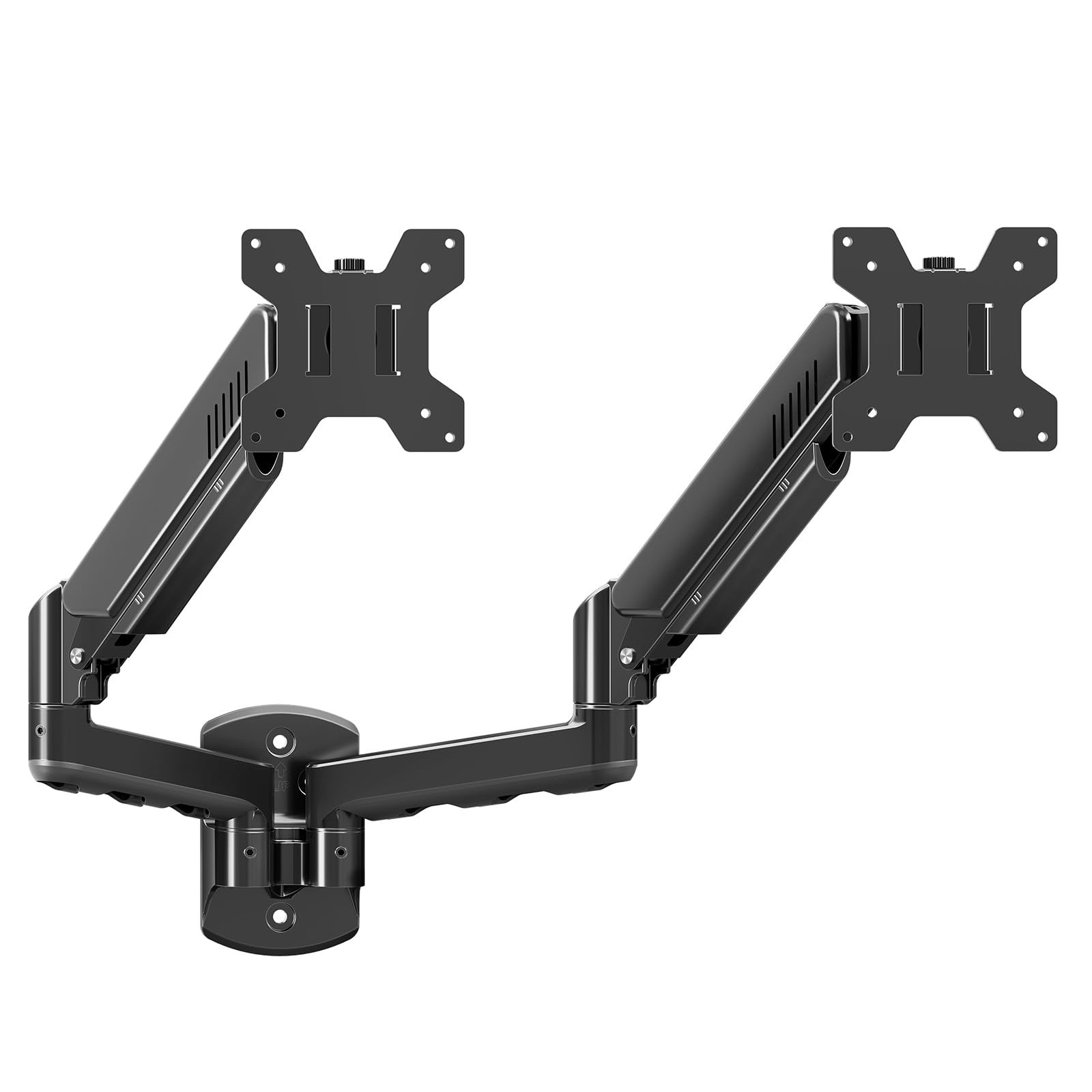 MOUNTUP Dual Monitor Wall Mount for 2 Max 32 Inch Computer Screen, Fully Adju…