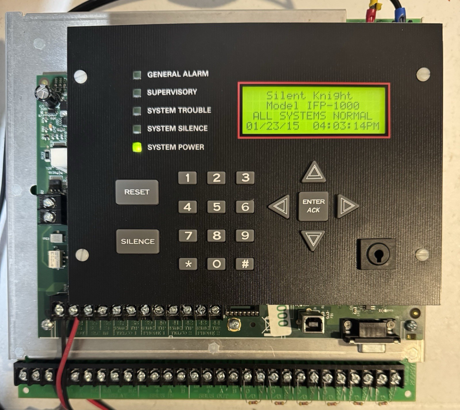SILENT KNIGHT IFP -1000 V15.0. Board Only. Tested. Works. See Description.
