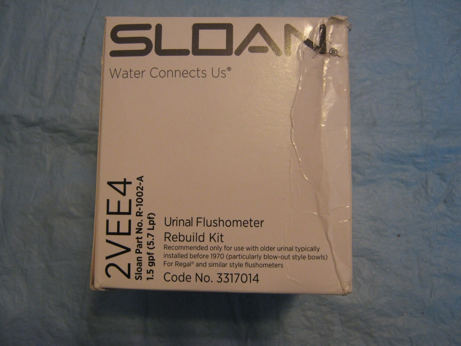 SLOAN URINAL FLUSHOMETER REBUILD KIT-R-1002-A-FREE SHIP-BIN 2