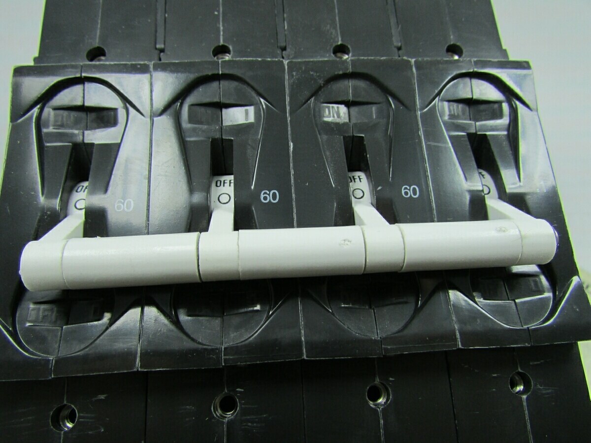 Airpax Sensata 60A 4-Pole Circuit Breakers 229-4-36991-7 Magnetic Trip Hydraulic