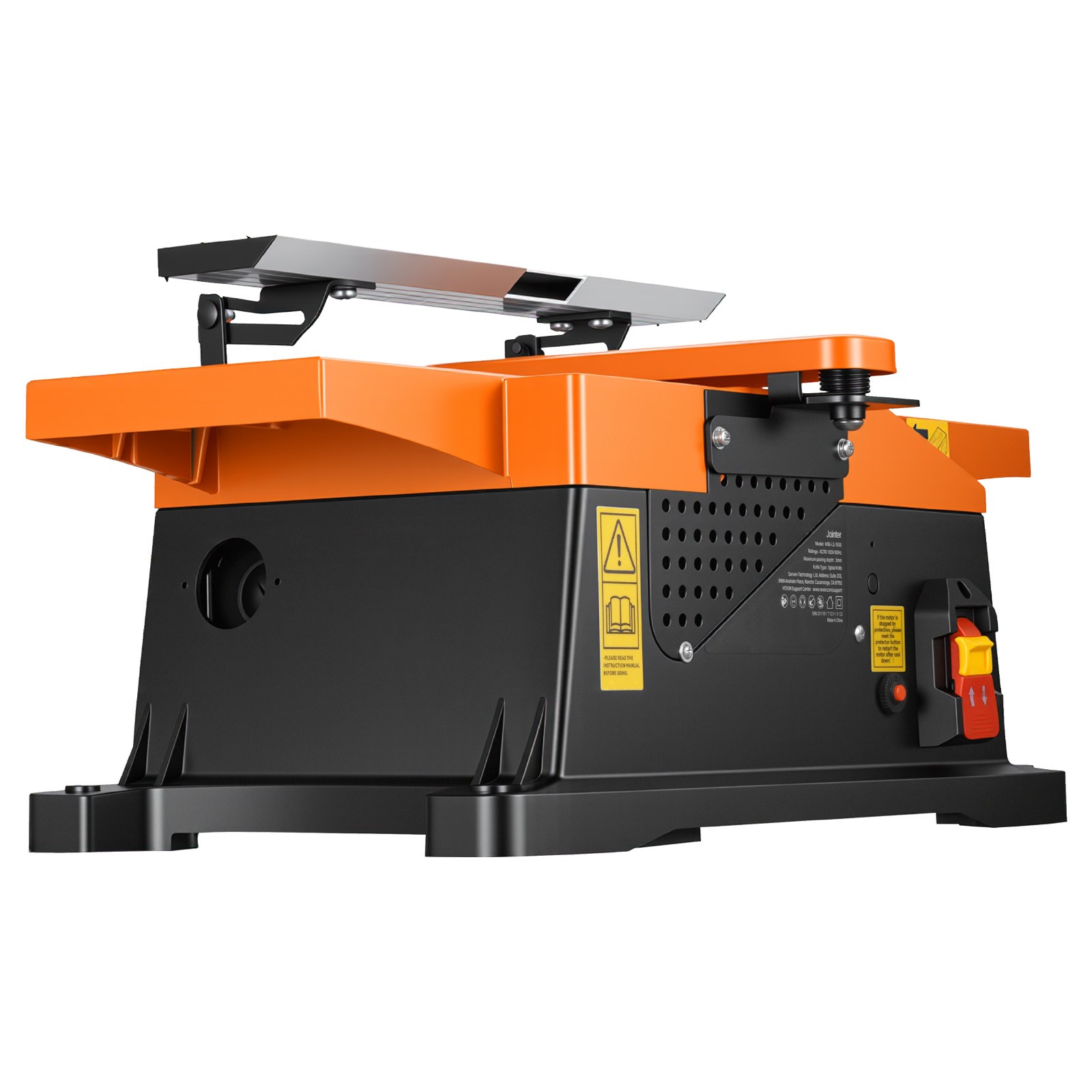 Uimoso Spiral Benchtop Jointer, 6-Inch, 12-Blade, 12000 RPM