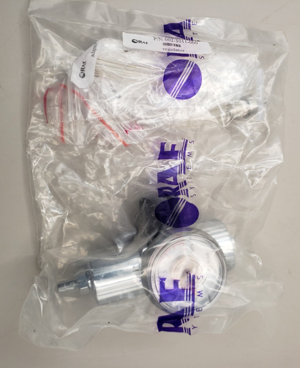 RAE Systems 002-3011-000 Constant-flow Regulator 0.5 LPM w/008-3021-301 Adapter