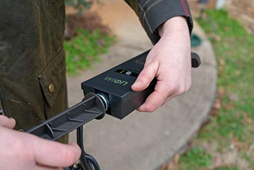 WiOn 50053 Outdoor Wi-Fi Plug-In Yard Stake With Smartphone Or Tablet Black
