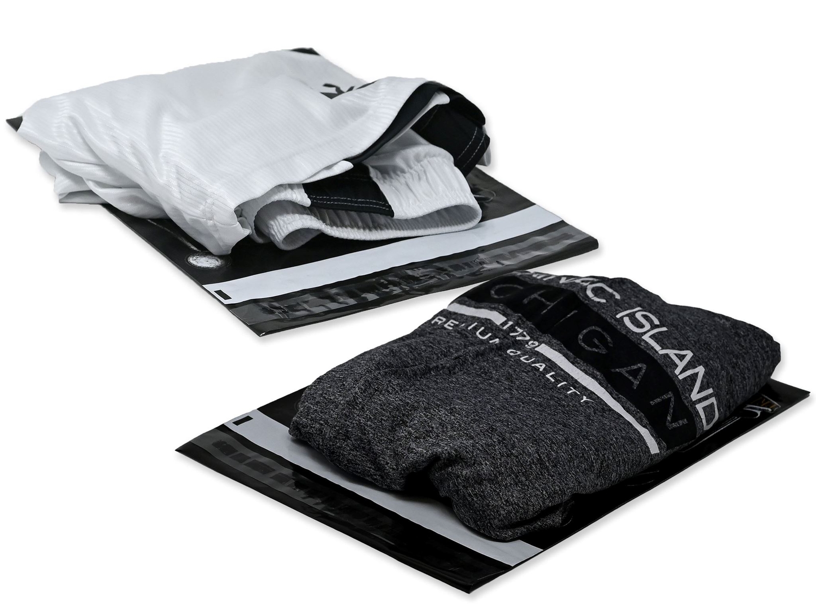 10×13 Inch Coffee Designer Mailers, Designer Self Sealing Shipping Mail Bags for